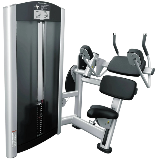 French Fitness FFS Silver Selectorized Abdominal Crunch (New)
