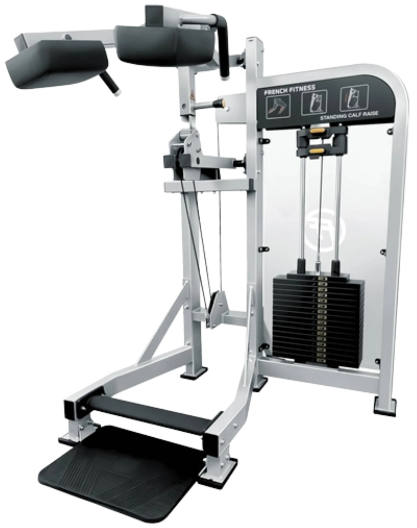 French Fitness Shasta Selectorized Standing Calf Raise (New)
