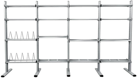 French Fitness FFS Silver Universal Storage Rack System (New)