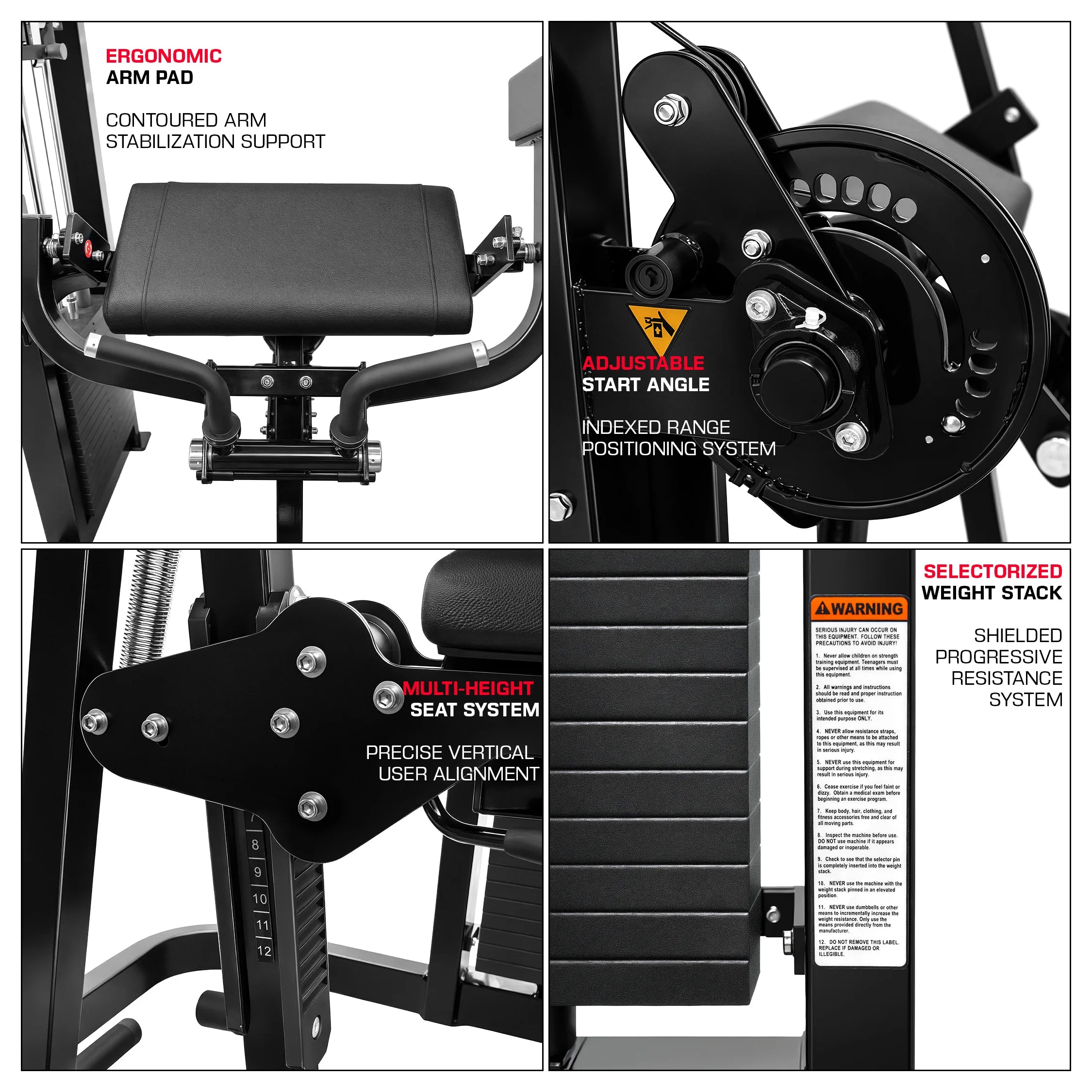 Tahoe Dual Bicep Curl / Tricep French Fitness - Infographics