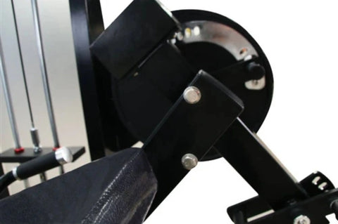 French Fitness Tahoe Prone Leg Curl Leg Extension close up view