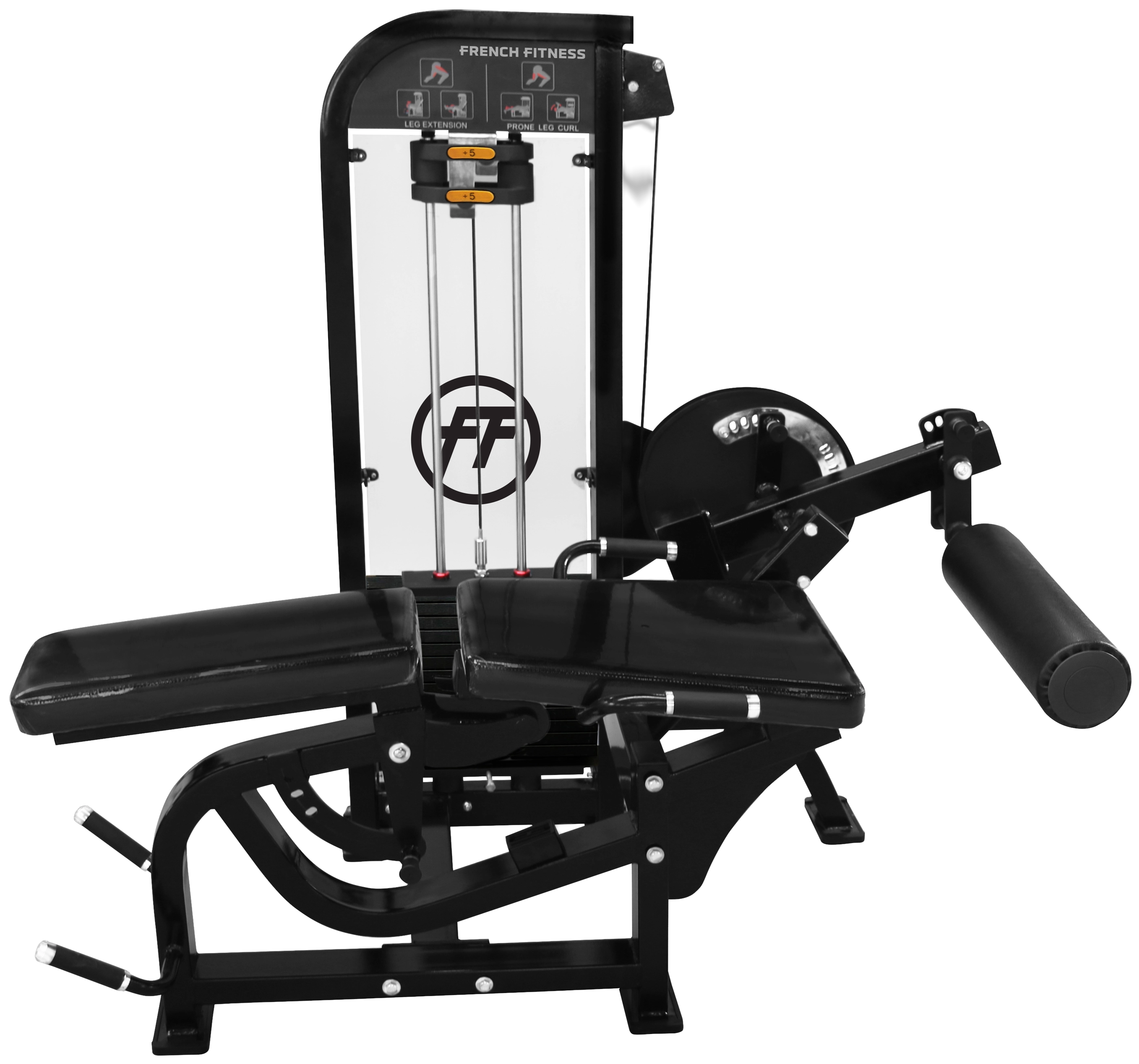 French Fitness Tahoe Prone Leg Curl / Leg Extension (New)