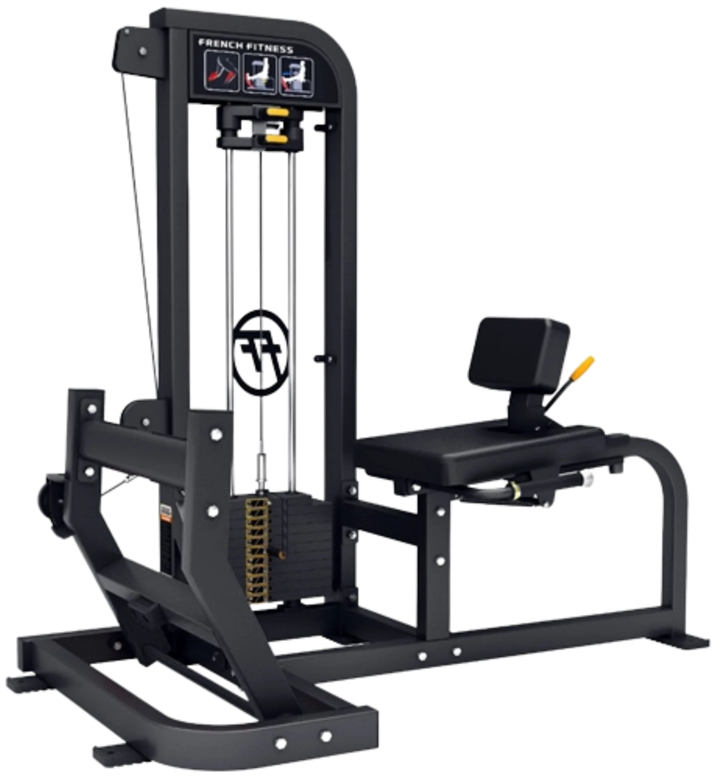 French Fitness Tahoe Selectorized Horizontal Calf (New)