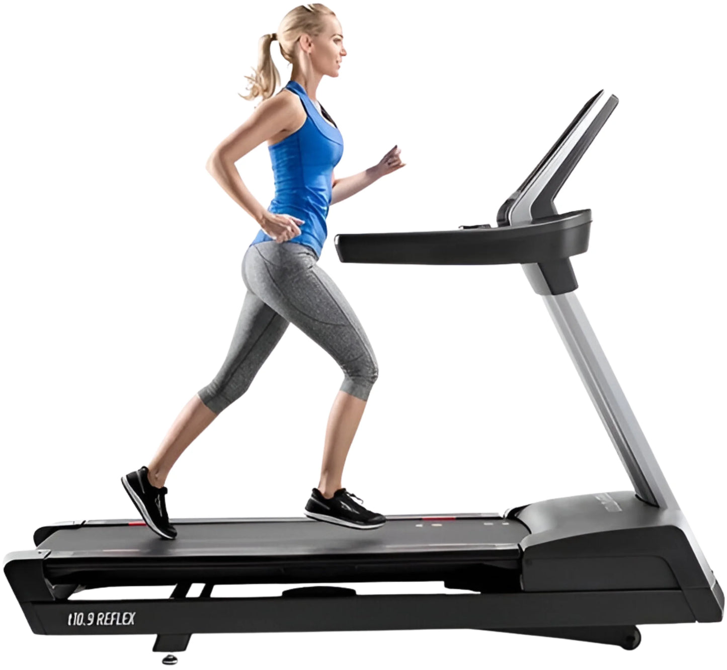 Freemotion T10.9 Reflex Treadmill w/Touch Screen (Remanufactured) - Side View with User