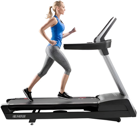 Freemotion T10.9 Reflex Treadmill w/Touch Screen (Remanufactured) - Side View with User