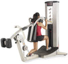 Freemotion F610 Genesis Squat Machine (Remanufactured) - Angled View with User