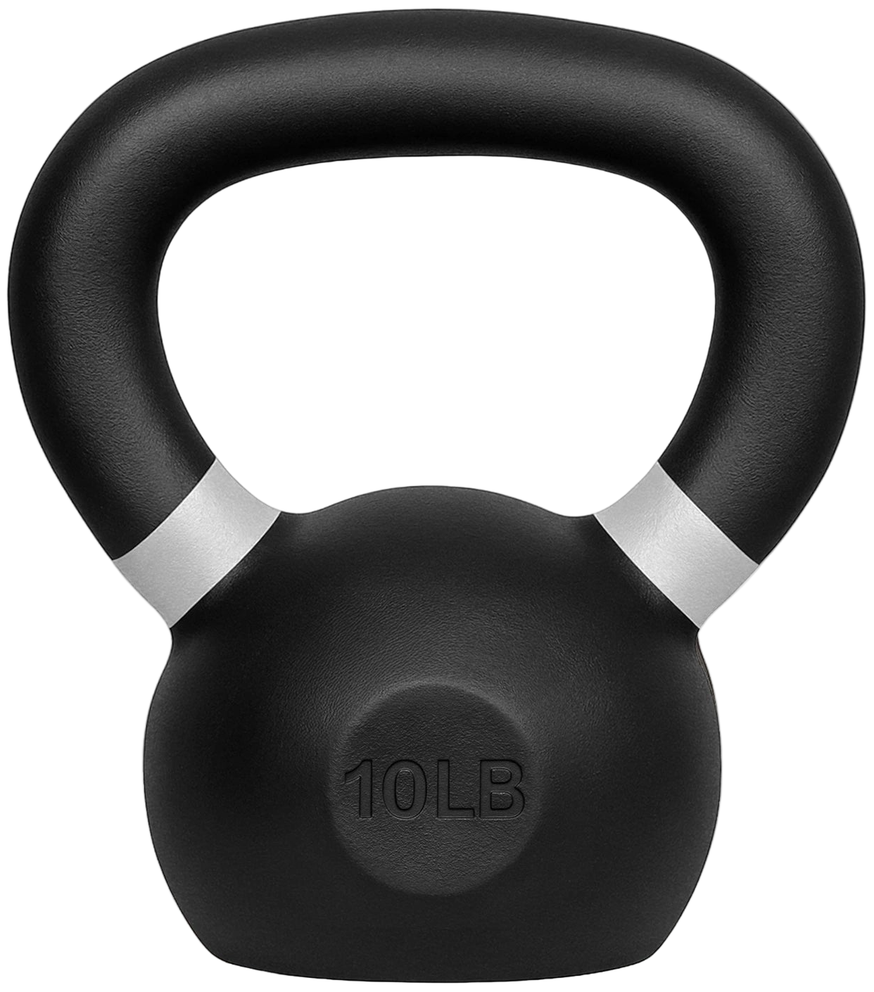 French Fitness Cast Iron Kettlebell 10 lbs (New) - Front View
