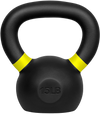 French Fitness Cast Iron Kettlebell 15 lbs (New) - Front View