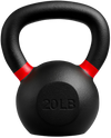 French Fitness Cast Iron Kettlebell 20 lbs (New) - Front View