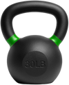 French Fitness Cast Iron Kettlebell 30 lbs (New) - Front View