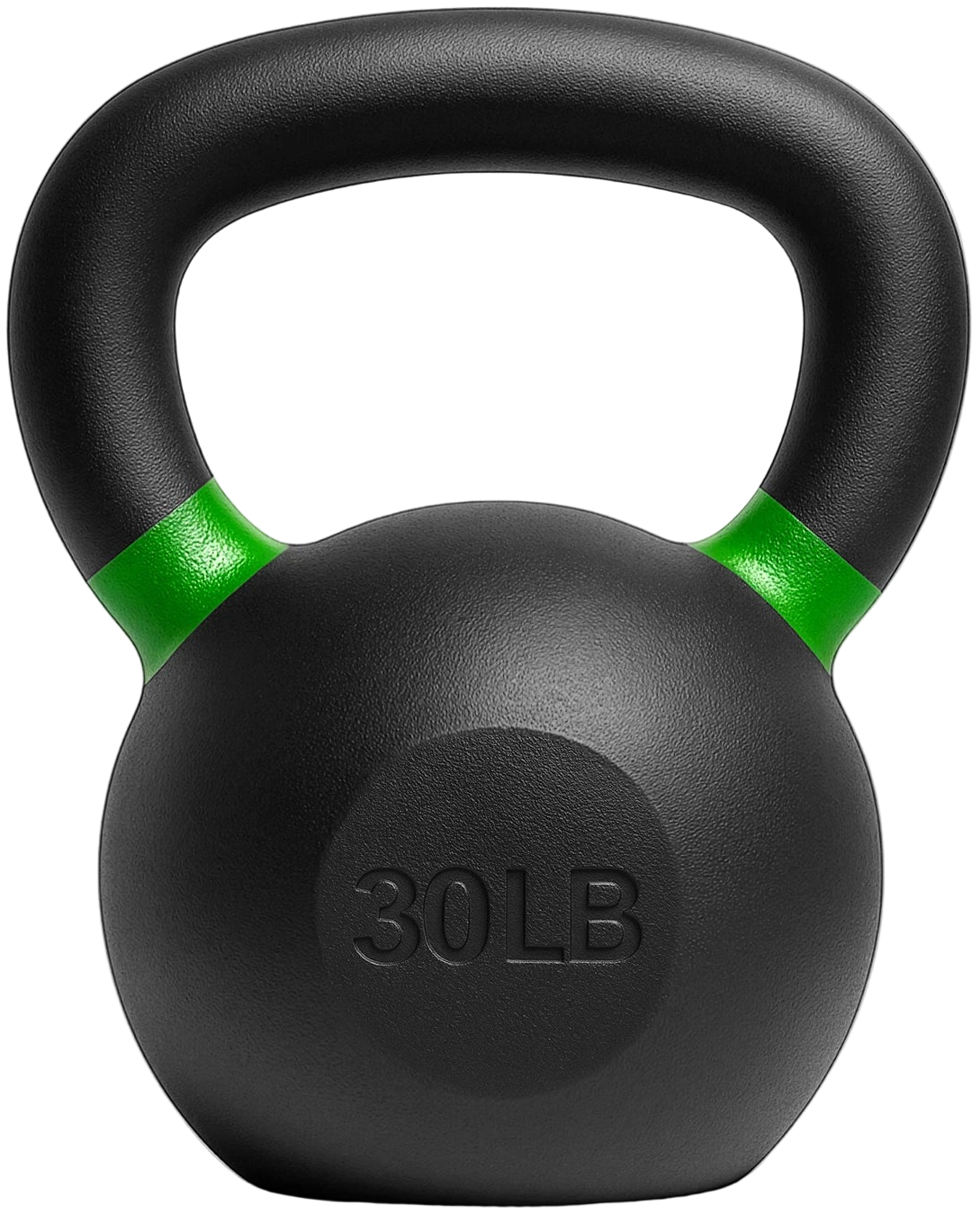 French Fitness Cast Iron Kettlebell 30 lbs (New) - Front View