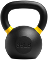 French Fitness Cast Iron Kettlebell 35 lbs (New) - Front View