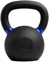 French Fitness Cast Iron Kettlebell 40 lbs (New) - Front View