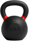 French Fitness Cast Iron Kettlebell 60 lbs (New) - Front View