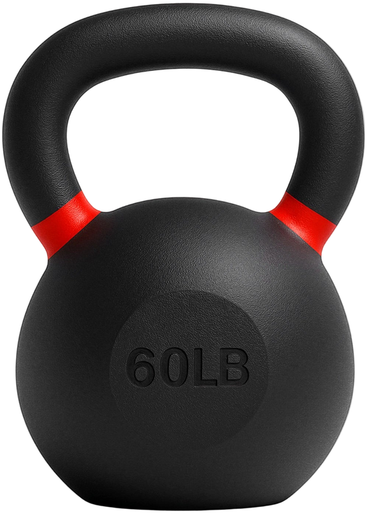 French Fitness Cast Iron Kettlebell 60 lbs (New) - Front View