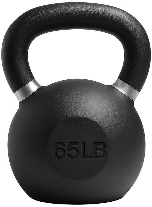 French Fitness Cast Iron Kettlebell 65 lbs (New) - Front View