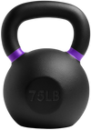 French Fitness Cast Iron Kettlebell 75 lbs (New) - Front View