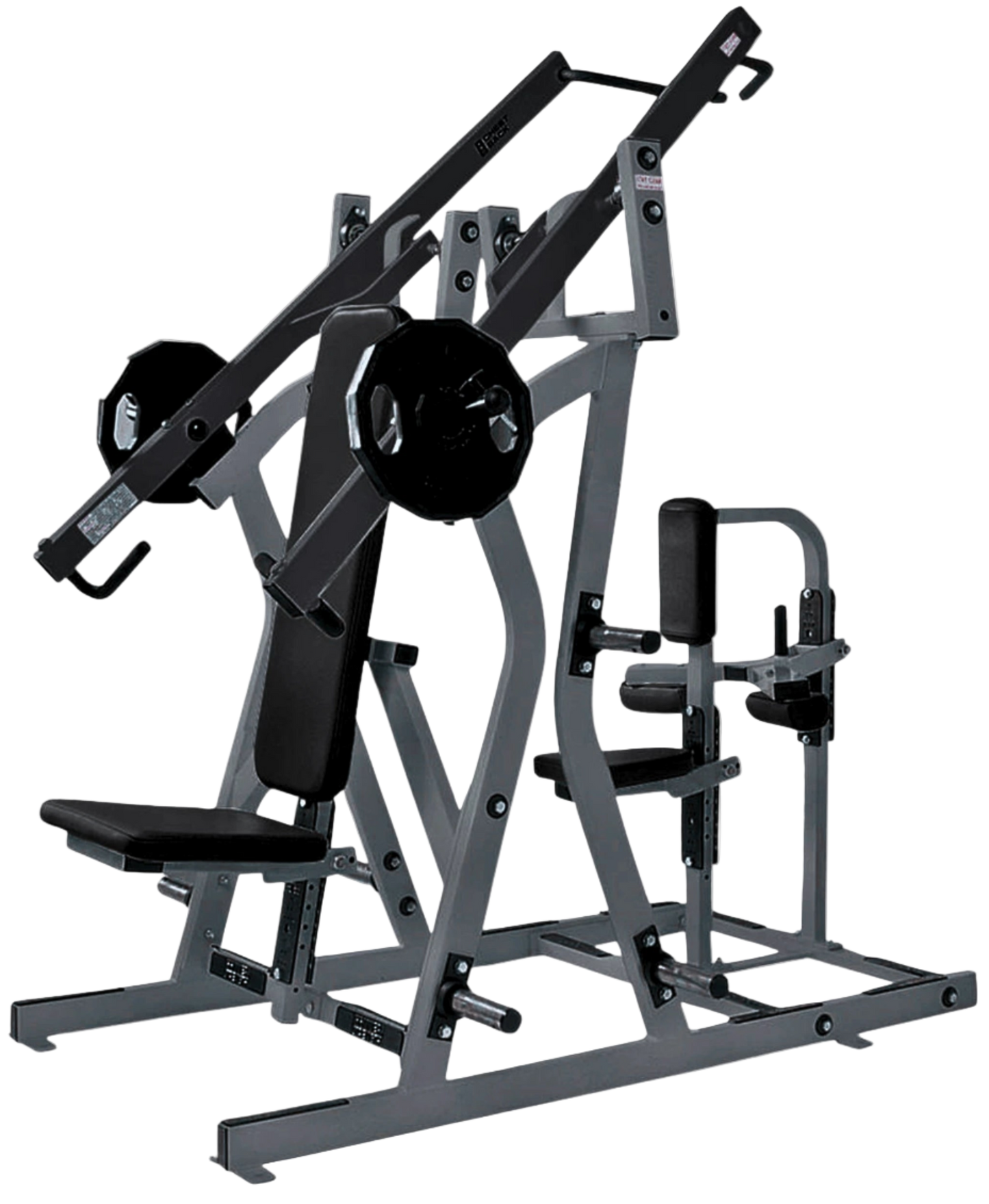 French Fitness Onyx Iso-Lateral Chest/Back Combo Plate Loaded (New) - Angled View