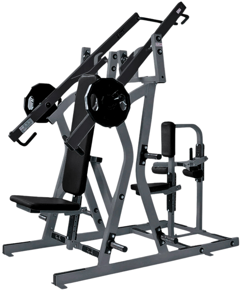 French Fitness Onyx Iso-Lateral Chest/Back Combo Plate Loaded (New) - Angled View