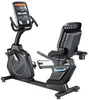 RB320T Recumbent Bike w/10" Touch Console French Fitness - Angled VIew