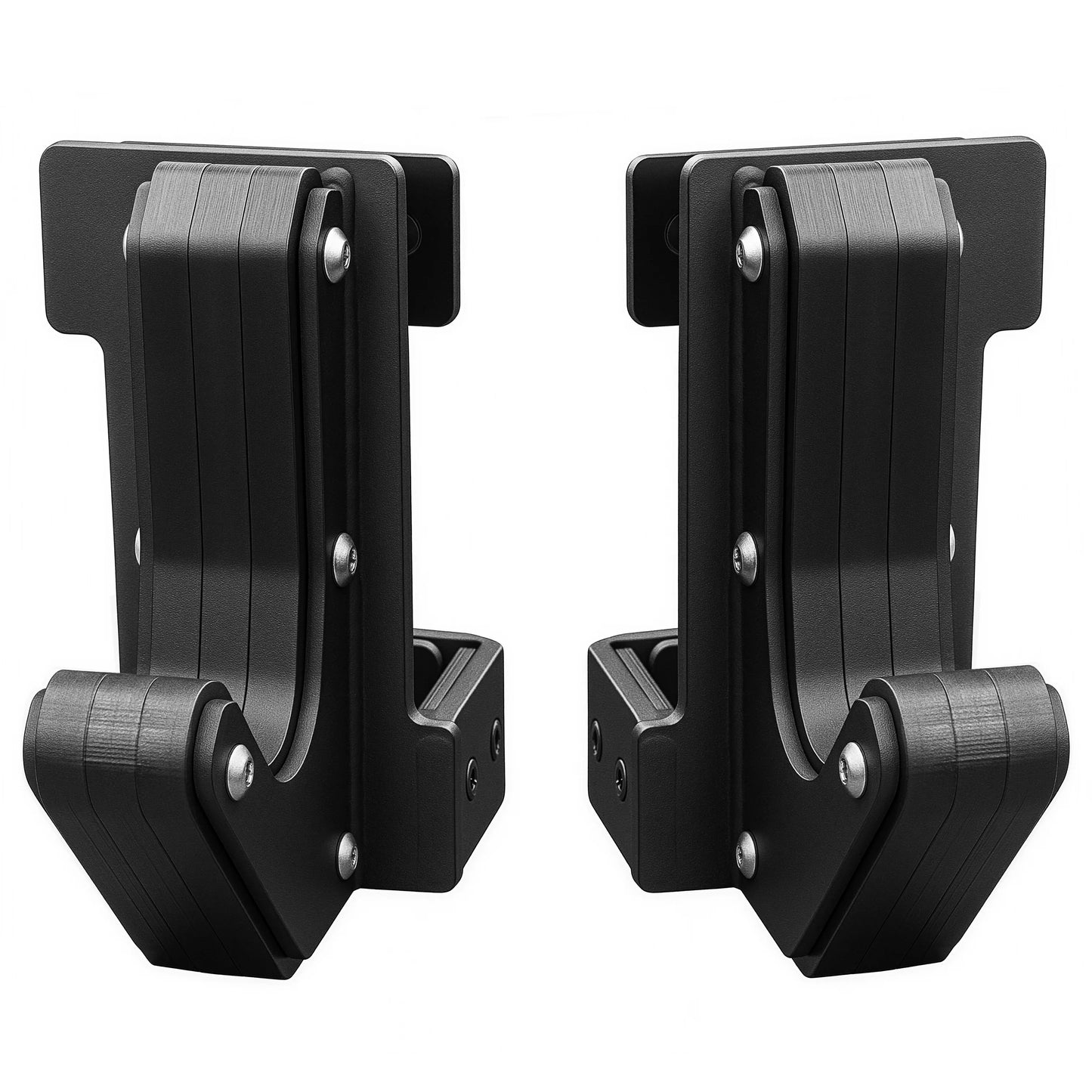 French Fitness Rack & Rig Premium J-Cups J-Hooks Attachment (Pair) (New) - Front View