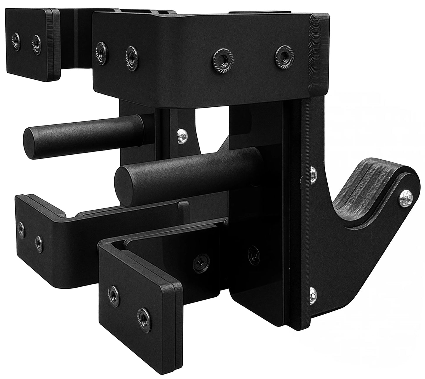 French Fitness Rack & Rig Premium J-Cups J-Hooks Attachment (Pair) (New) - Angled View