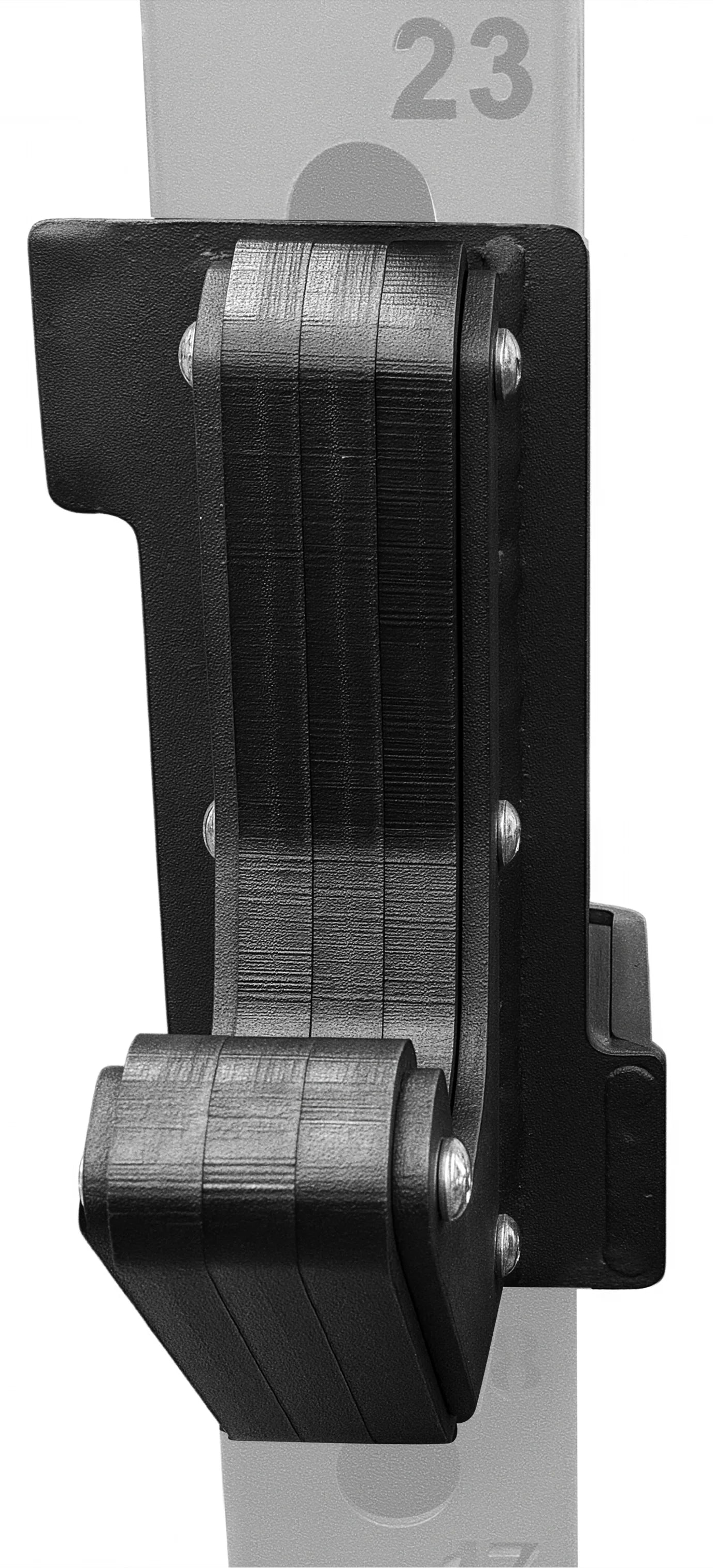 French Fitness Rack & Rig Premium J-Cups J-Hooks Attachment (Pair) (New) - Front View Single