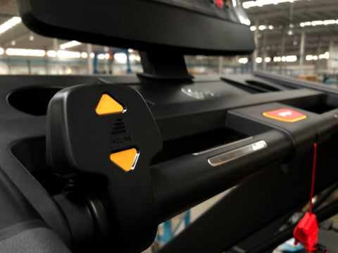 French Fitness T400 Commercial Treadmill w/LED Console - Close Up View