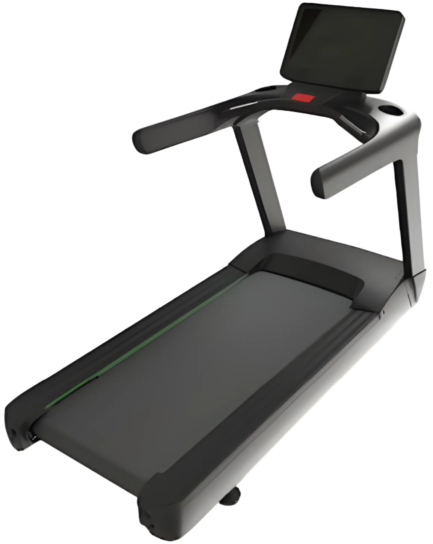 French Fitness T850 Commercial Treadmill w/LED Console -Angled view
