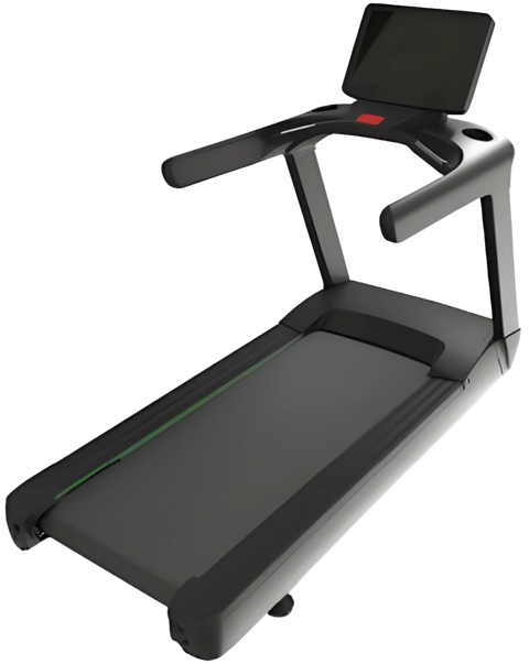 French Fitness T850 Commercial Treadmill w/LED Console -Angled view