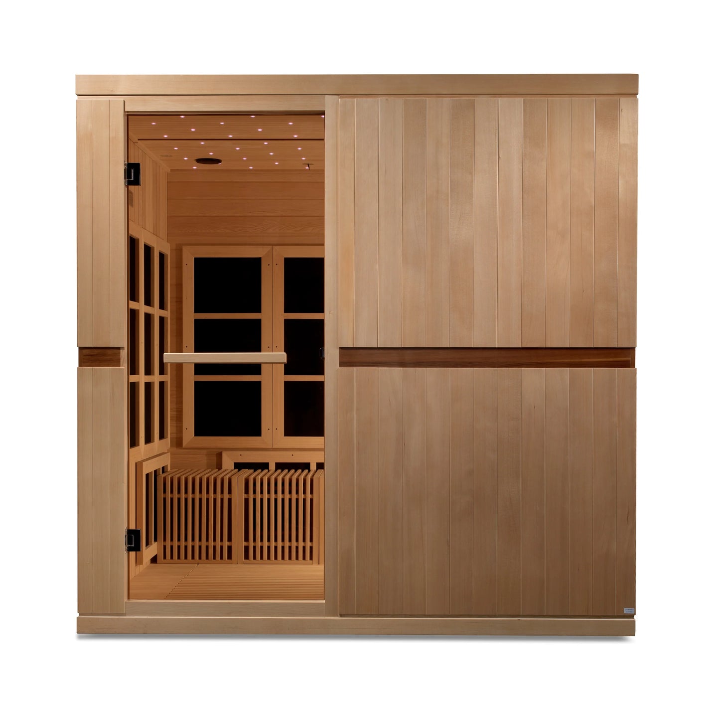 GoldenDesigns GDI-6880-02 Elite Catalonia 8 Person Ultra Low EMF FAR Infrared Sauna (New)