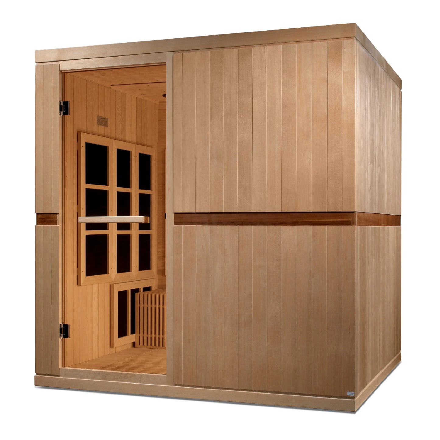 GoldenDesigns GDI-6880-02 Elite Catalonia 8 Person Ultra Low EMF FAR Infrared Sauna (New)