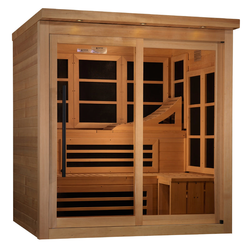 GoldenDesigns GDI-6996-02 Near Zero EMF Far Infrared Sauna (New)