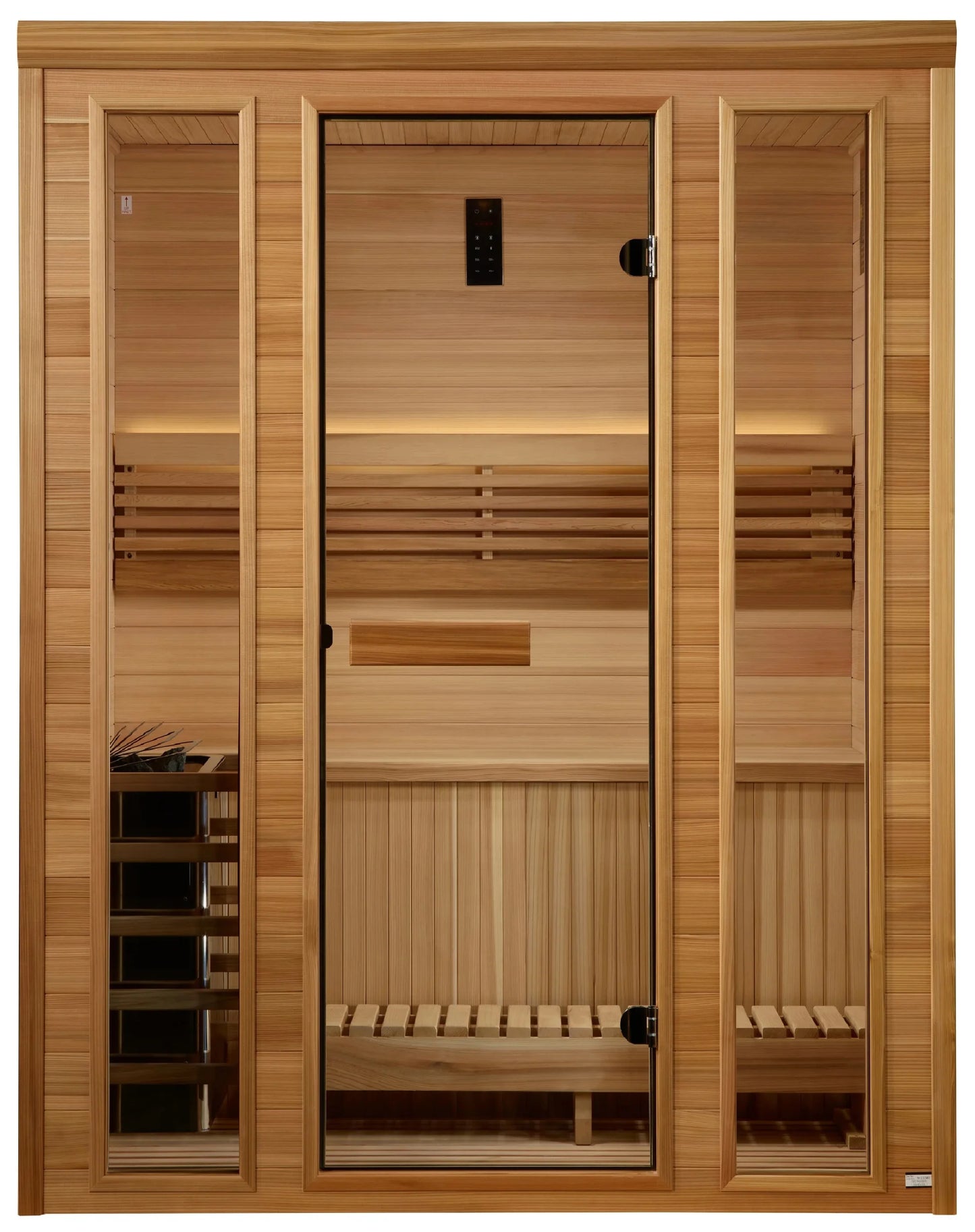 Golden Designs GDI-7030-01 Andermatt Edition 3 Person Traditional Steam Sauna - Pacific Premium Clear Cedar (New)