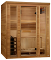 Golden Designs GDI-7030-01 Andermatt Edition 3 Person Traditional Steam Sauna - Pacific Premium Clear Cedar (New)