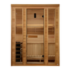 Golden Designs GDI-7030-01 Andermatt Edition 3 Person Traditional Steam Sauna - Pacific Premium Clear Cedar (New)