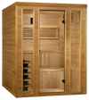 Golden Designs GDI-7060-01 Engelberg Edition 6 Person Traditional Steam Sauna - Pacific Premium Clear Cedar (New)