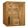 Golden Designs GDI-7060-01 Engelberg Edition 6 Person Traditional Steam Sauna - Pacific Premium Clear Cedar (New)