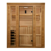 Golden Designs GDI-7060-01 Engelberg Edition 6 Person Traditional Steam Sauna - Pacific Premium Clear Cedar (New)