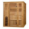 Golden Designs GDI-7060-01 Engelberg Edition 6 Person Traditional Steam Sauna - Pacific Premium Clear Cedar (New)
