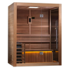 Golden Designs GDI-7202-01 "Hanko Edition" 2-3 Person Indoor Traditional Steam Sauna - Canadian Red Cedar (New)