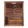 Golden Designs GDI-7202-01 "Hanko Edition" 2-3 Person Indoor Traditional Steam Sauna - Canadian Red Cedar (New)