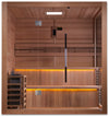 Golden Designs GDI-7206-01 "Kuusamo Edition" 6 Person Indoor Traditional Steam Sauna - Canadian Red Cedar (New)