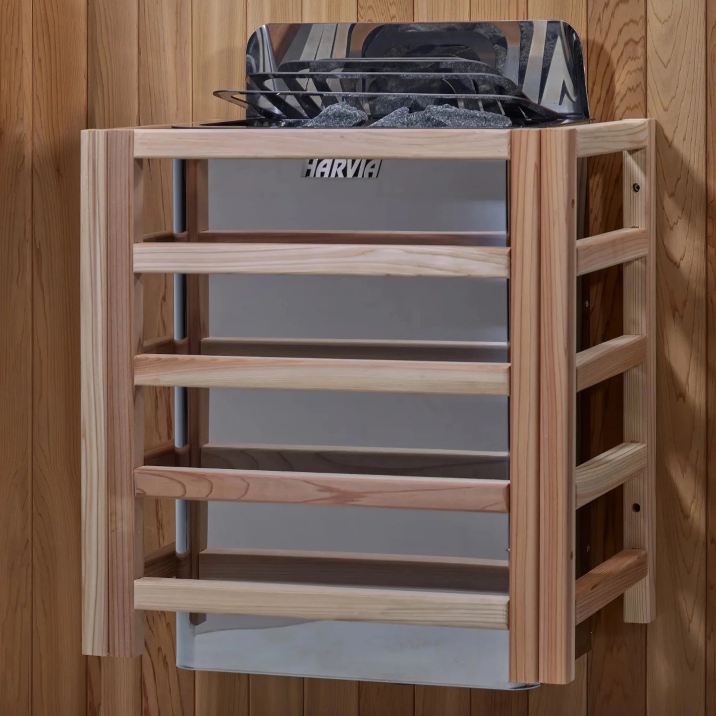 Golden Designs GDI-7206-01 "Kuusamo Edition" 6 Person Indoor Traditional Steam Sauna - Canadian Red Cedar (New)