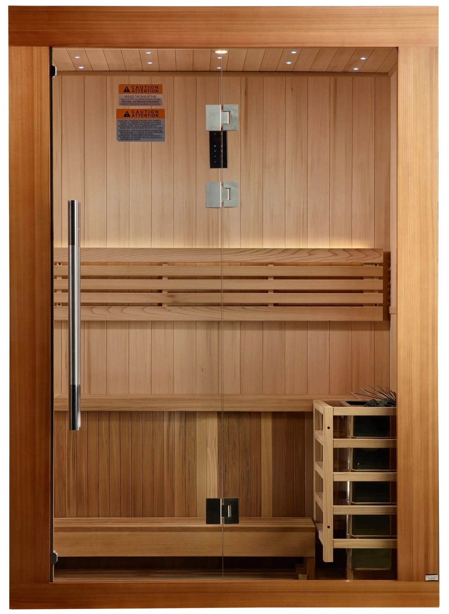 Golden Designs GDI-7289-02 Sundsvall Traditional Steam Sauna - Canadian Red Cedar (New)