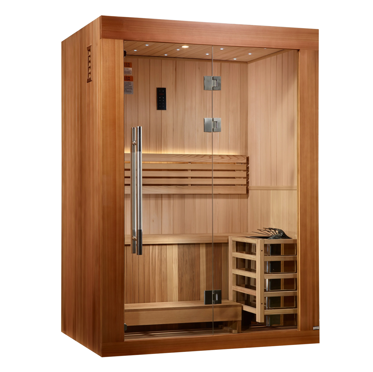Golden Designs GDI-7289-02 Sundsvall Traditional Steam Sauna - Canadian Red Cedar (New)