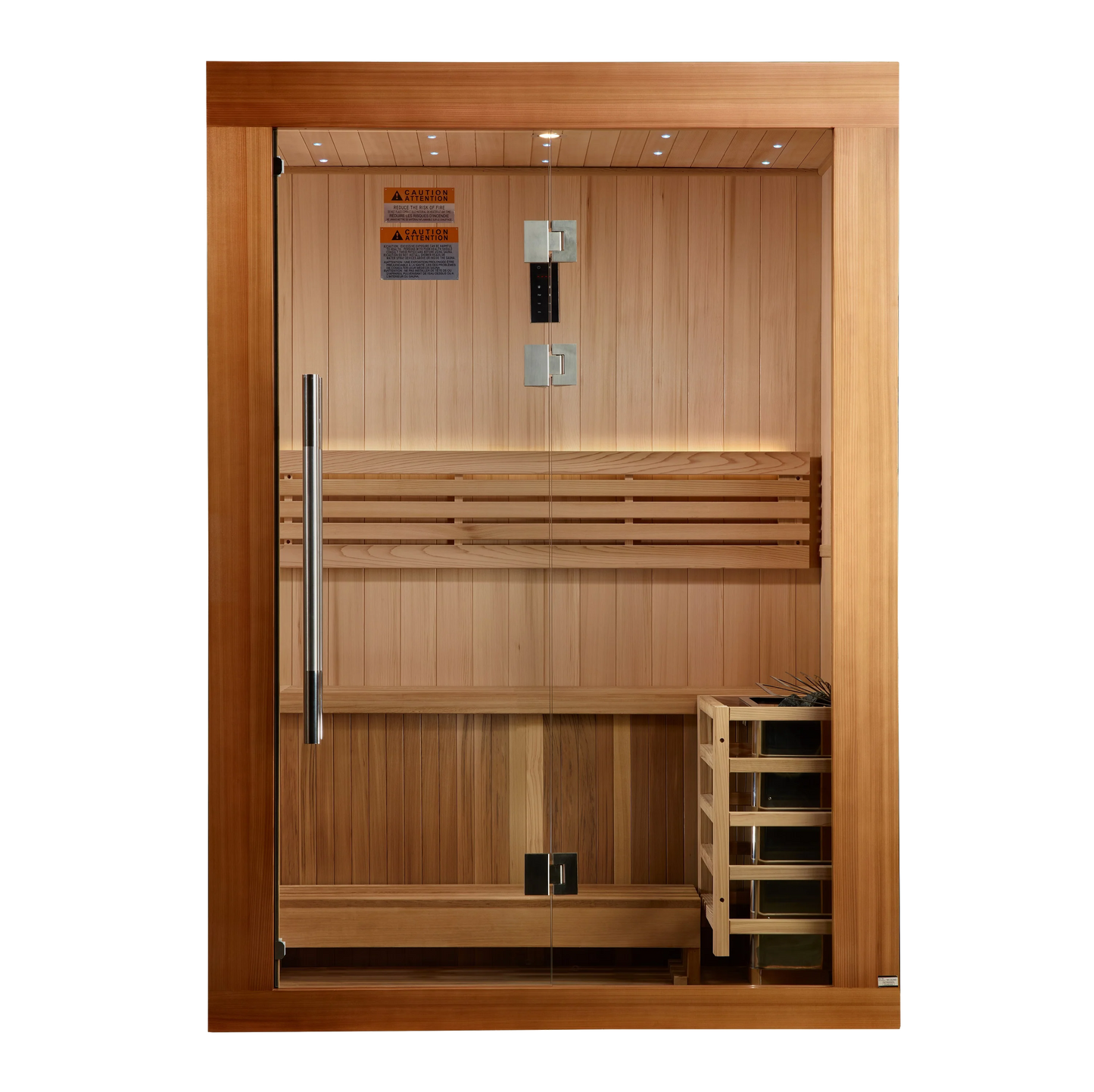 Golden Designs GDI-7289-02 Sundsvall Traditional Steam Sauna - Canadian Red Cedar (New)