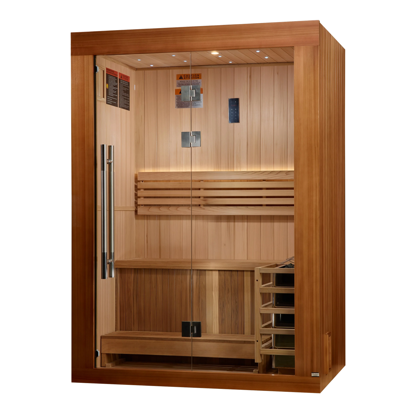 Golden Designs GDI-7289-02 Sundsvall Traditional Steam Sauna - Canadian Red Cedar (New)