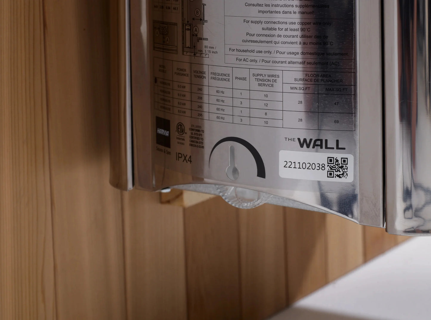 Golden Designs GDI-7389-02 Copenhagen Edition 3 Person Traditional Steam Sauna - Canadian Red Cedar Interior and Pacific Premium Clear Cedar Exterior (New)