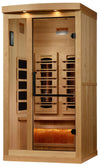 Golden Designs GDI-8010-03 Full Spectrum PureTech Near Zero EMF FAR Infrared Sauna with Himalayan Salt Bar (New)